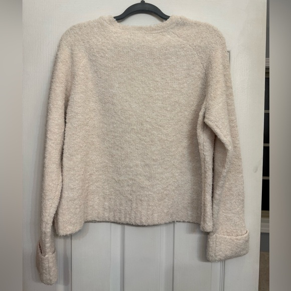 Rachel Zoe Soft Cream Crew Neck Sweater - Picture 2 of 3